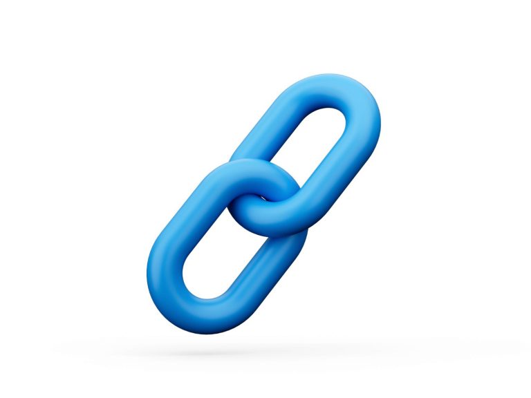 3d-realistic-chain-link-icon-3d-illustration